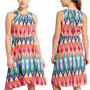 Athleta Rainbow Ikat Martinique Dress